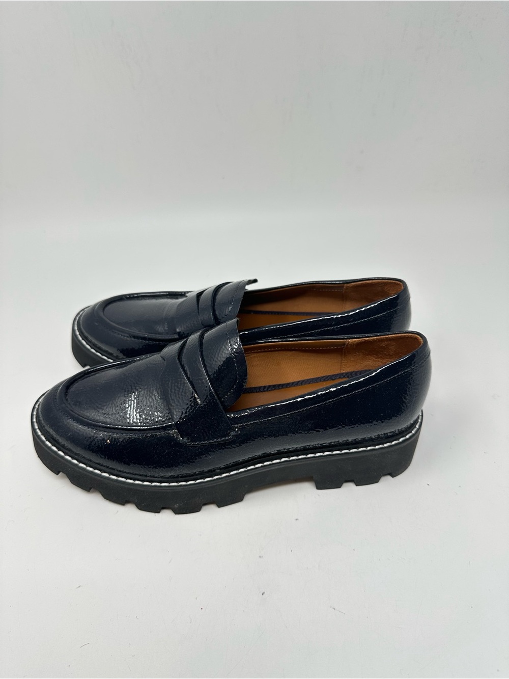 New Franco Sarto Women's L-Balin Loafers Blue Women's 7M